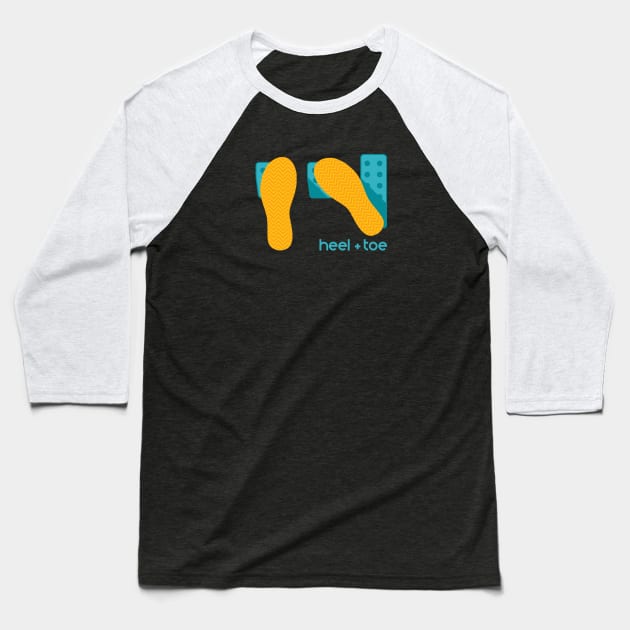 heel & toe Baseball T-Shirt by akirascroll